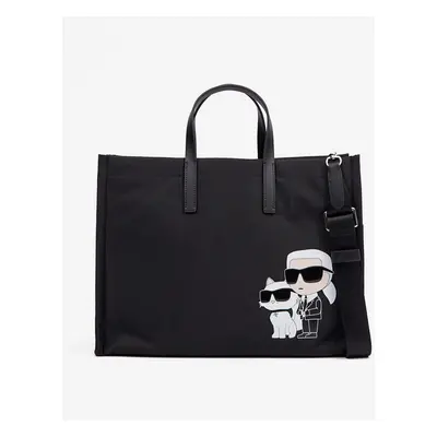 Karl Lagerfeld Ikonik 2.0 Nylon LG Torebka Czarny