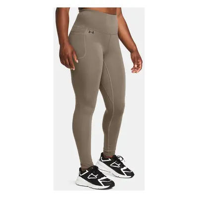 Under Armour Motion Legginsy Brązowy