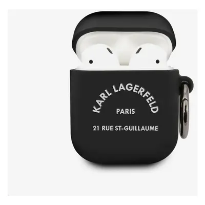 Karl Lagerfeld AirPods 1/2 Black Etui na okulary Czarny