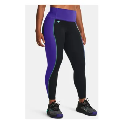 Under Armour Project Rock LG Clrblck Ankl Legginsy Czarny