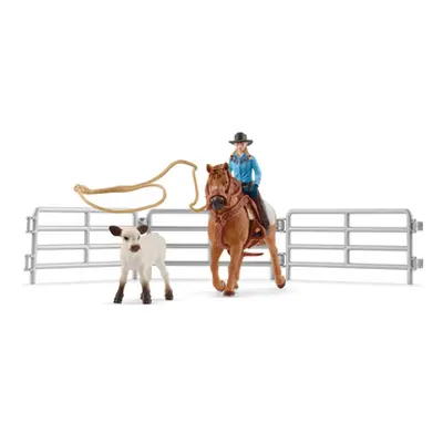 schleich ® Team Roping z Cowgirl