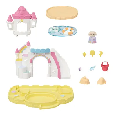 Sylvanian Families ® Przedszkole Adventure Sand pudełko i basen z figurką