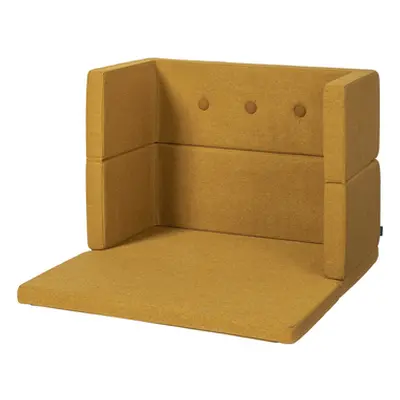 Square Sofa dziecięca KlipKlap / Play Fold niebiesko-szara