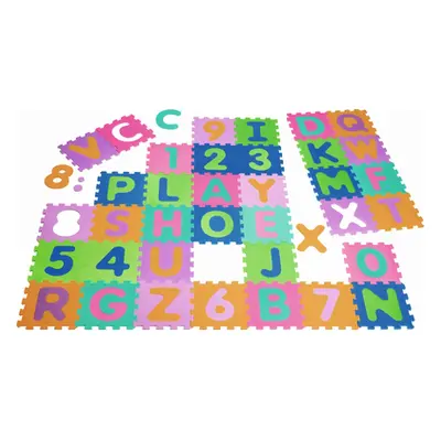 Playshoes Puzzle mata 36-elementowe kolorowe