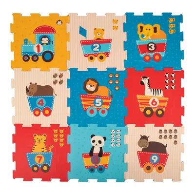 Bieco Mata/Puzzle - Pociąg ze zwierzętami