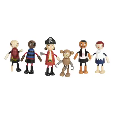 small foot ® Zginające lalki figurki piratów