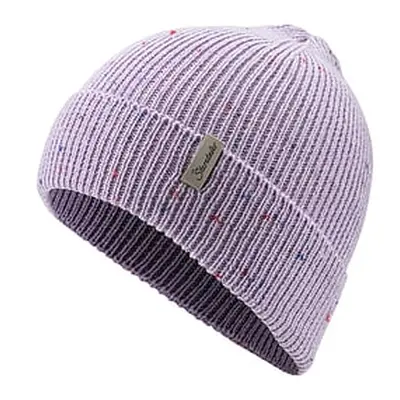 Sterntaler Dzianinowa czapka w liliowe kropki