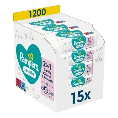 Pampers Sensitive Chusteczki pielęgnacyjne x sztuk (1200 sztuk)
