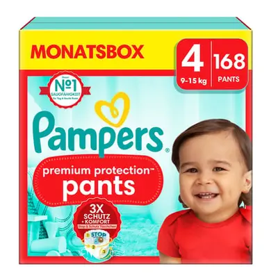 Pampers Premium Protection Pants, rozmiar 4, 9-15kg, pieluszek