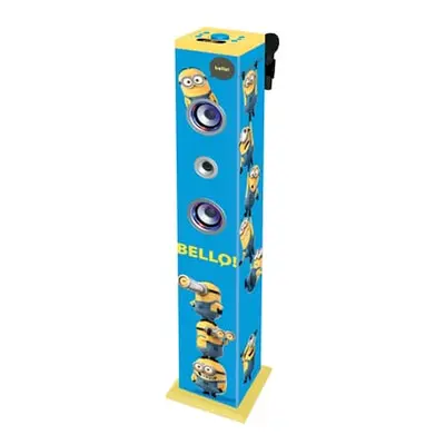 LEXIBOOK Light Minions Potężny dźwięk i głośnik stojący Bluetooth® z mikrofonem i zmieniarką gło