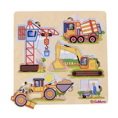 Eichhorn Puzzle z pojazdami budowlanymi