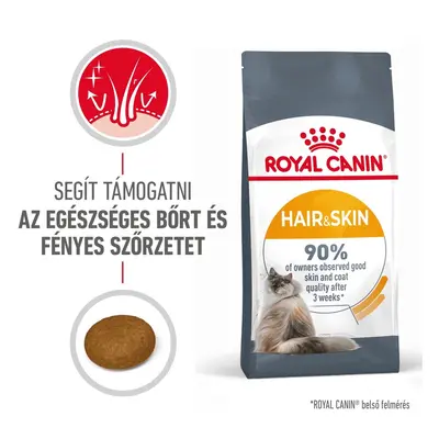 Royal Canin Hair & Skin Care - karma sucha dla dorosłych kotów zalecana, aby wspierać zdrowie sk