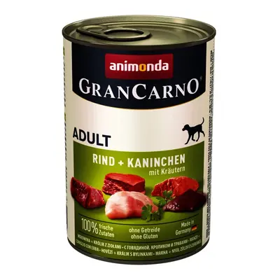 Animonda GranCarno Adult konserwa, wołowina, królik i zioła x g (82767)