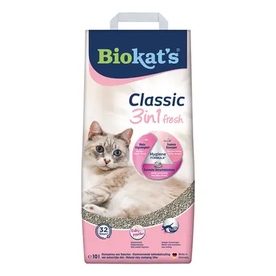 Biokat's Classic Fresh 3in1 Baby Powder Żwirki dla kota l