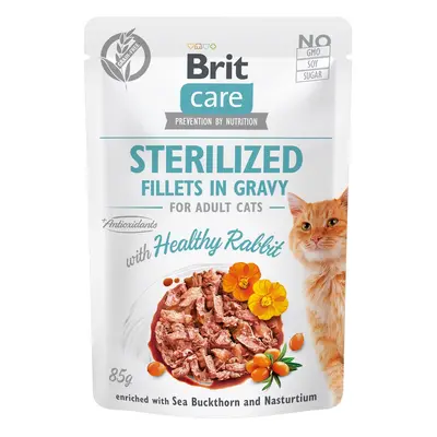 Brit Care Cat Sterilized Fillets in Gravy - Rabbit g