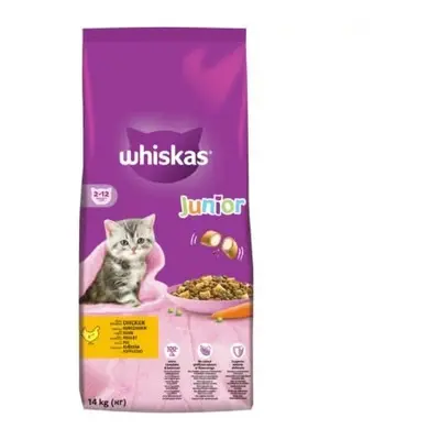 Whiskas Junior karma sucha z kurczakiem 0,3 kg