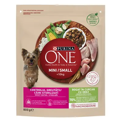 Purina ONE Mini Weight Control karma sucha dla psów - indyk g