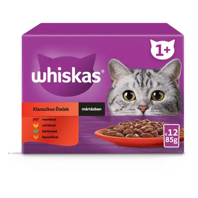 Whiskas karma mokra wybór klasyczny dla dorosłych kotów x g