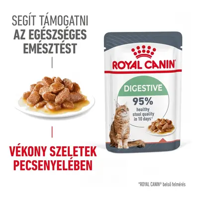 Royal Canin Digestive Care – mokra karma z sosem dla dorosłych kotów z wrażliwym układem trawien