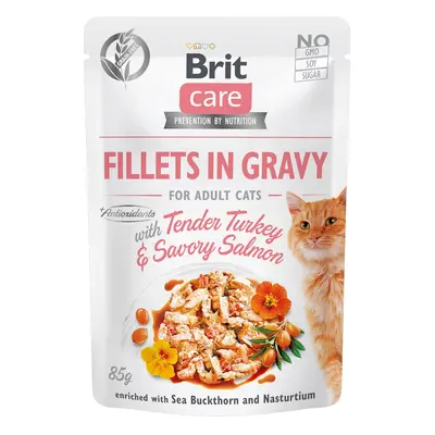 Brit Care Cat Fillets in Gravy - Turkey & Salmon x g