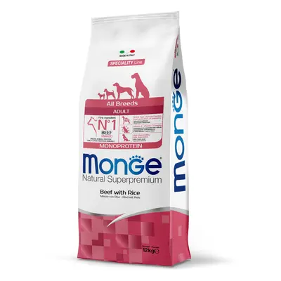 Monge Speciality Line All Breeds Adult Monoprotein karma sucha dla psów - wołowina, ryż 2,5 kg