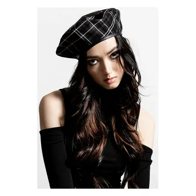 beret KILLSTAR - Dark Fate - Ash Tartan