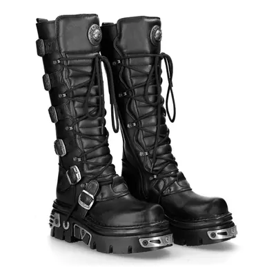 Glany damskie - 6-Buckle Boots (272-S1) Black - NEW ROCK - M.272-S1