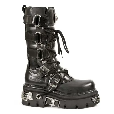 Glany damskie - Girdle Boots (474-S1) Black - NEW ROCK - M.474-S1
