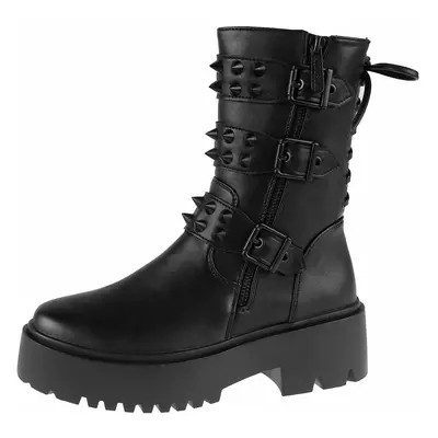 buty na platformie - Gloom Buckle - KILLSTAR - KSRA004686