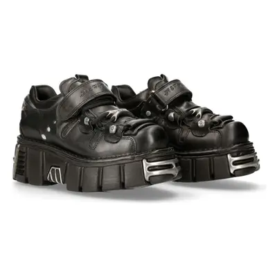 Glany damskie - Bolt Shoes (131-S1) Black - NEW ROCK - M.131-S1
