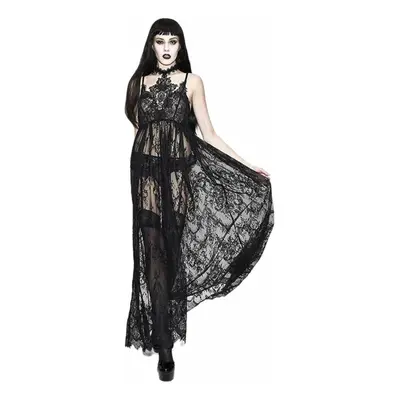 sukienka damska (koszula nocna) DEVIL FASHION - Hecate Sheer Lace Gothic Kimono