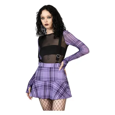 spódnica damska KILLSTAR - School Dayz - Purple Tartan