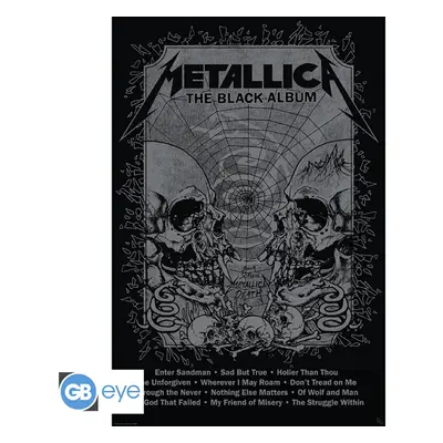 plakat METALLICA - Poster Maxi - Black Album