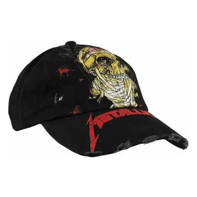 czapka z daszkiem Metallica - Skull One-Distressed - Black