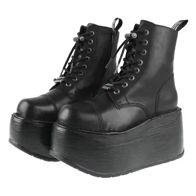 buty skóra damskie - NOMADA NEGRO - NEW ROCK - M.NEWMILI083-S38