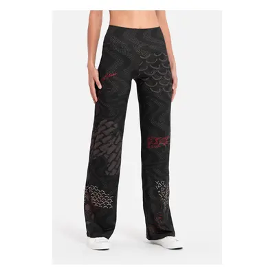 LELOSI Legginsy Relaxed Ethel | Proste legginsy z nadrukiem