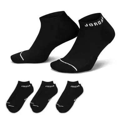 Jordan Everyday No-Show 3-Pack Socks Black - Unisex - Skarpety Jordan - Czarny - DX9656-010 - Ro