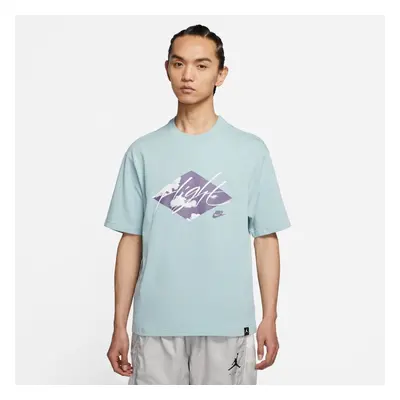 Jordan Essentials '85 Tee Ocean cube - Męskie - Short Sleeve T-Shirt Jordan - Zielony - DO8896-3