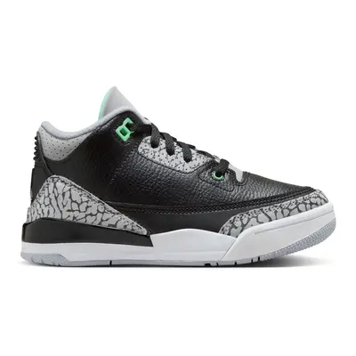 Air Jordan Retro "Green Glow" (PS) - Dziecięce - Trampki Jordan - Czarny - DM0966-031 - Rozmiar: