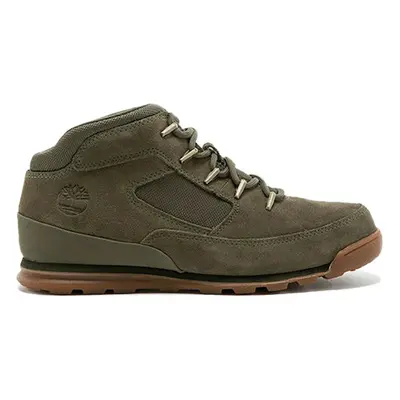 Timberland Euro Rock Mid Hiker Green Suede - Męskie - Trampki Timberland - Zielony - A2H7H-A58 -