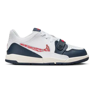 Air Jordan Legacy Low "White Armory Navy" (PS) - Dziecięce - Trampki Jordan - Biały - CD9055-146