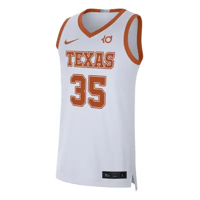 Nike Dri-FIT College Texas Kevin Durant Limited Jersey - Męskie - Jersey Nike - Biały - CN3018-1