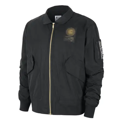 Nike NBA Team Bomber Jacket - Męskie - Kurtka Nike - Czarny - FD8434-010 - Rozmiar: