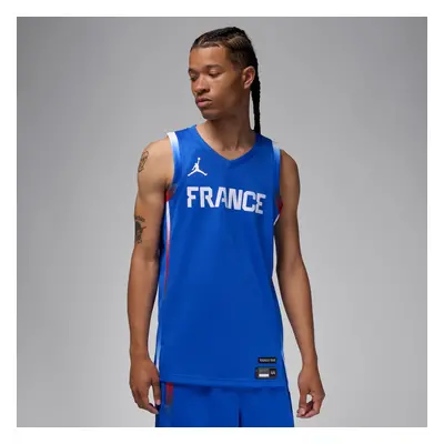 Jordan France Limited Road Basketball Jersey - Męskie - Jersey Jordan - Niebieski - FQ0375-405 -