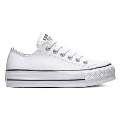 Converse Chuck Taylor All Star Lift Clean Low Top - Damskie - Trampki Converse - Biały - 561680C