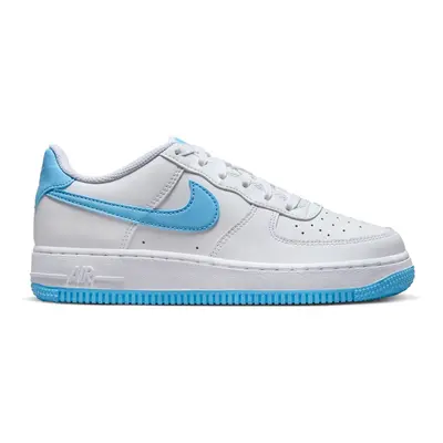 Nike Air Force "White Aquarius Blue" (GS) - Dziecięce - Trampki Nike - Biały - FV5948-107 - Rozm