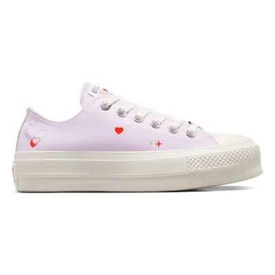 Converse Chuck Taylor All Star Lift Platform Y2K Heart - Damskie - Trampki Converse - Purpurowy 