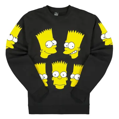 The Simpsons X Chinatown Market Classic Bart Crewneck Sweatshirt Black - Męskie - Bluza MARKET -