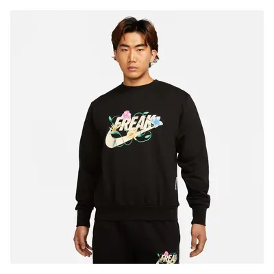 Nike Giannis Standard Issue Graphic Basketball Crewneck Black - Męskie - Bluza Nike - Czarny - F