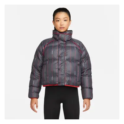 Jordan Flight Puffer Wmns Jacket - Damskie - Kurtka Jordan - Czarny - DH0785-010 - Rozmiar: